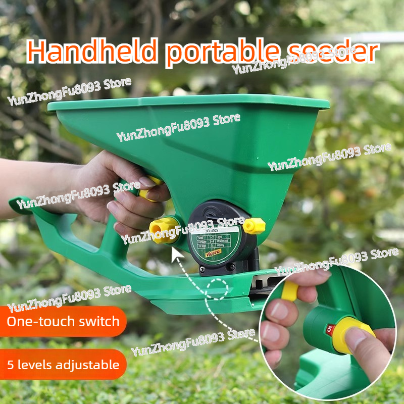 Grass Seed Spreader - Small Fertilizer Grass Seeding Magic Hand