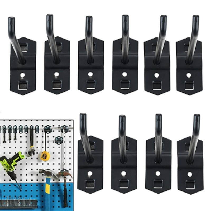 Gardening Tools Usa - 10Pcs/set 50mm Black Hole Board Hook