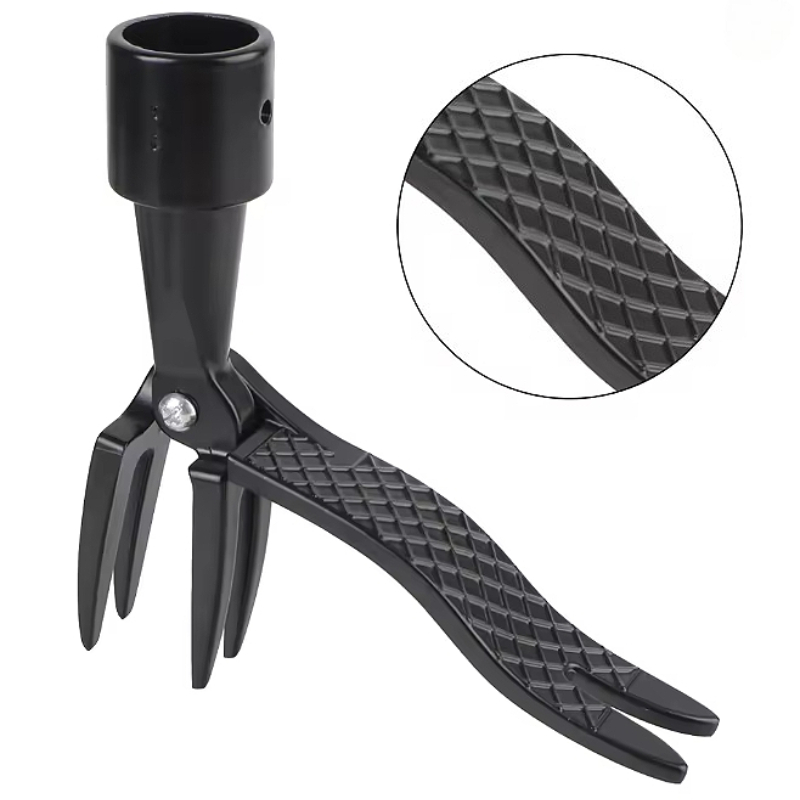 Grass Seed Spreader - Black Weeding Head Replacement Gardening Claw