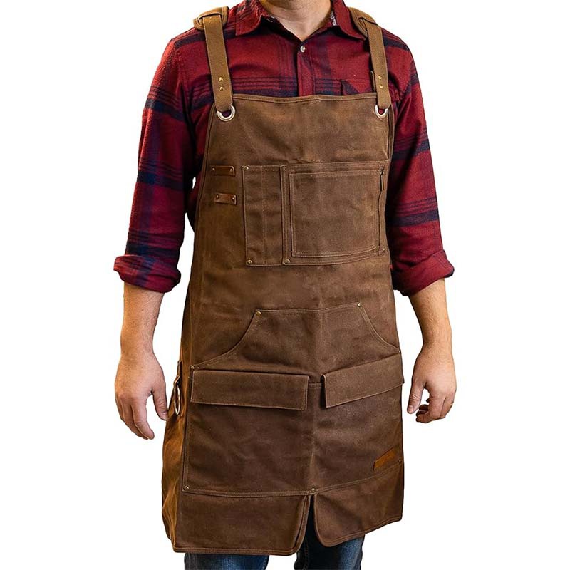 Gardening Tools In Store - Waxed Heavy-duty Store Canvas Apron with