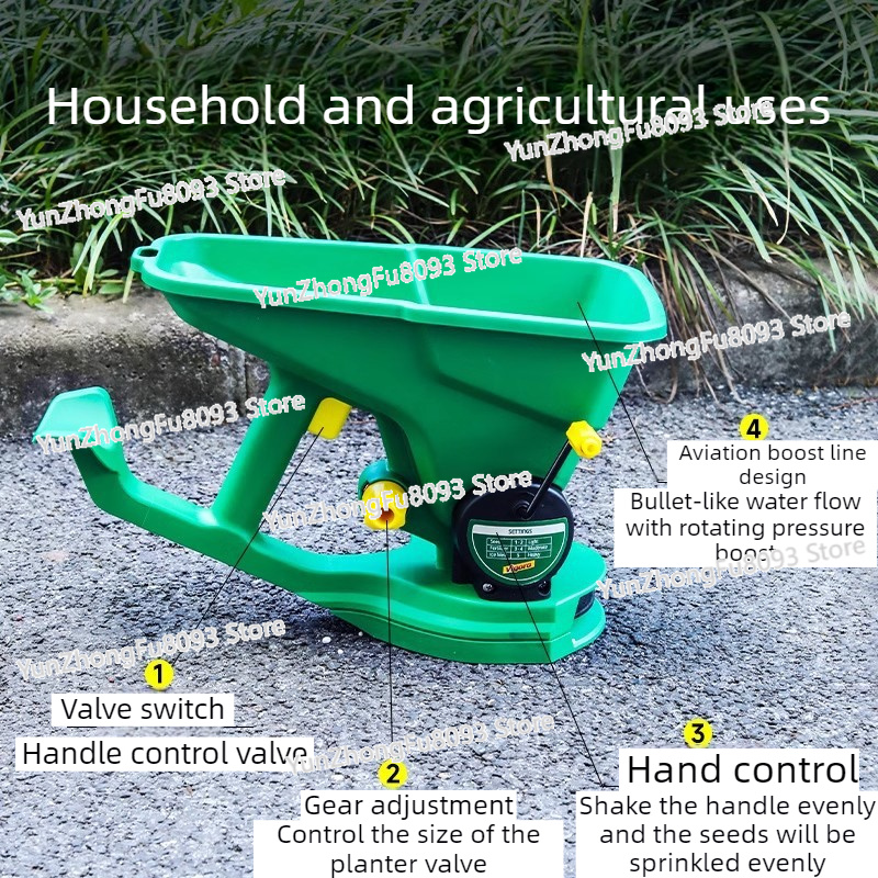Small Fertilizer Grass Seeding - огляд і ціна Grass Seed Spreader