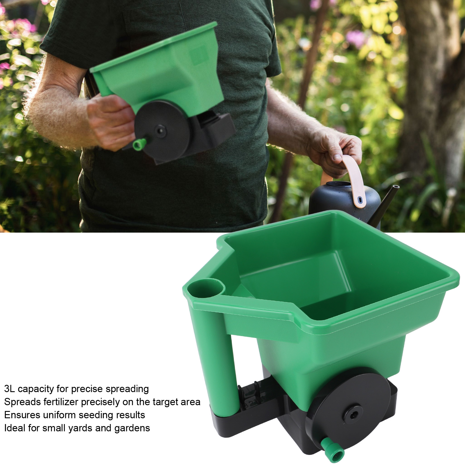 Lawn Spreader Hand Spreader 3L - огляд і ціна Grass Seed Spreader