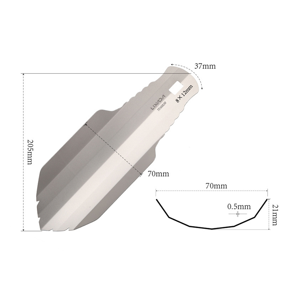 Lixada Titanium Garden Hand Sh - огляд і ціна Gardening Tools Trowel