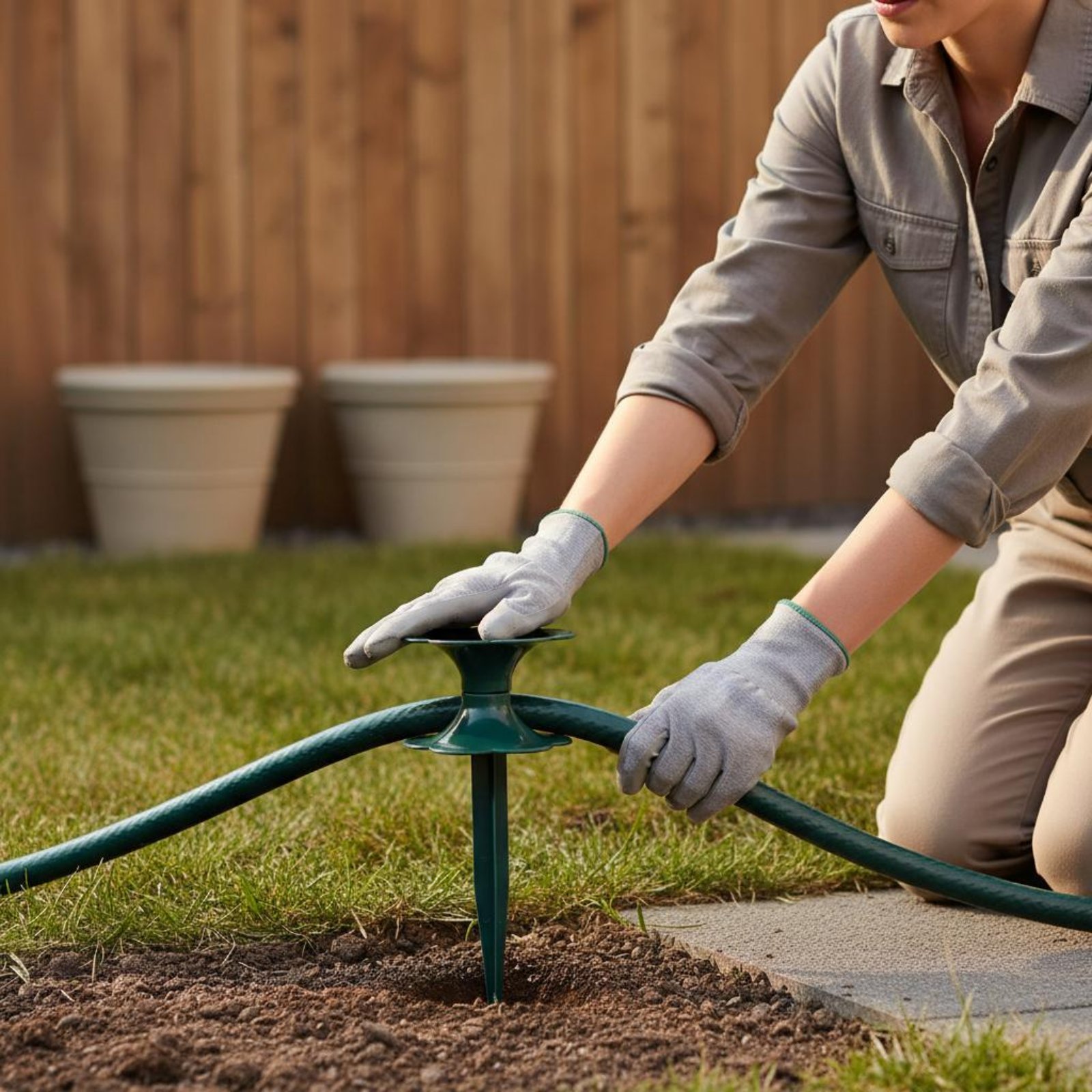 Garden Hose Guide Spike Easy t - огляд і ціна Gardening Tools Guide