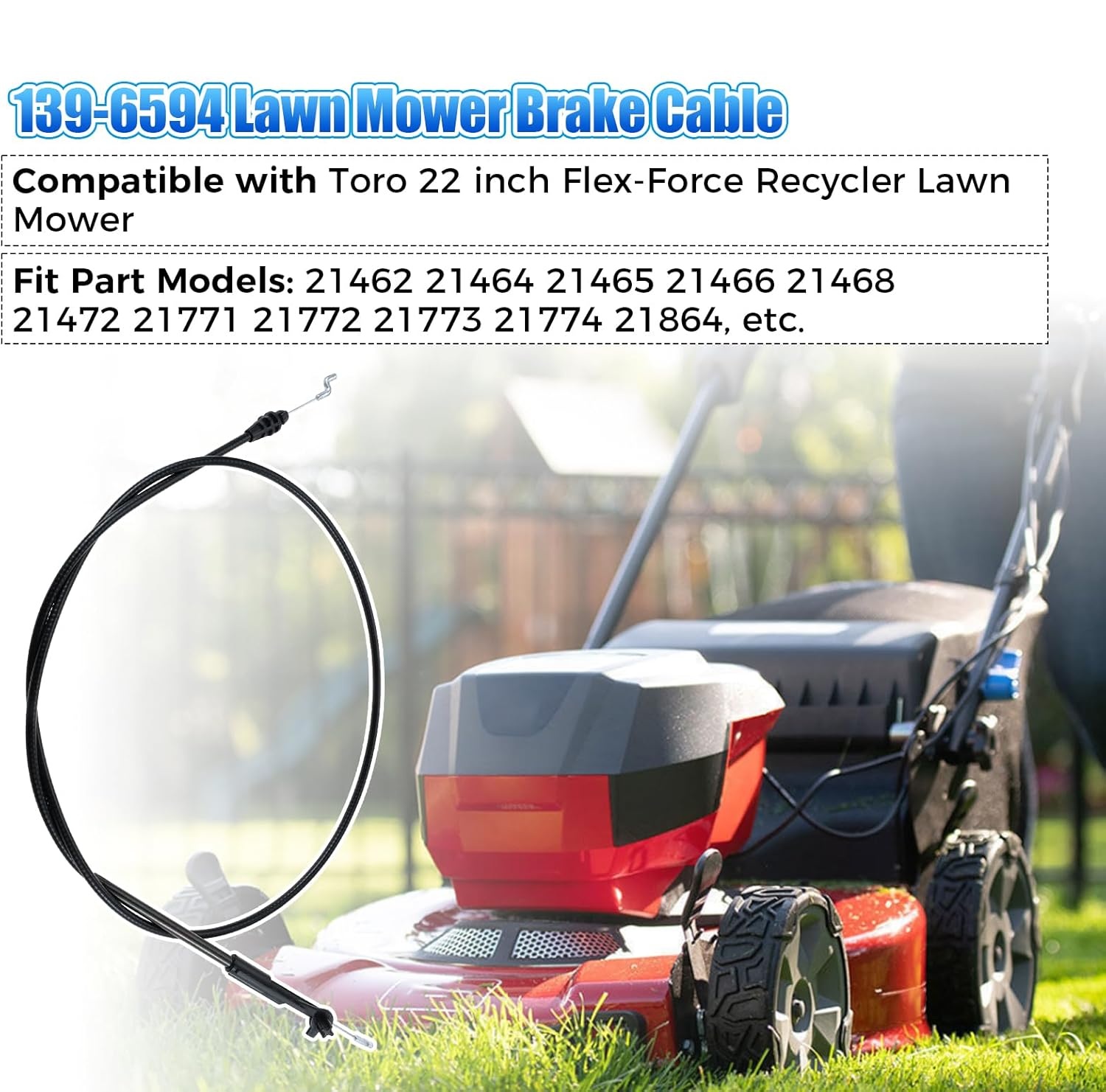 139-6594 PP B&S Brake Cable fo - огляд і ціна Gardening Tools B&M
