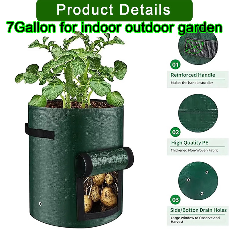 PE Potato Plant Bag Round Dark - огляд і ціна Outdoor Planting Bag