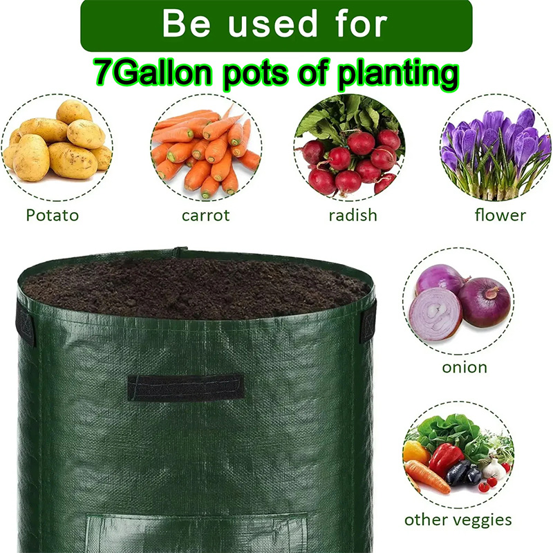 PE Potato Plant Bag Round Dark - огляд і ціна Outdoor Planting Bag
