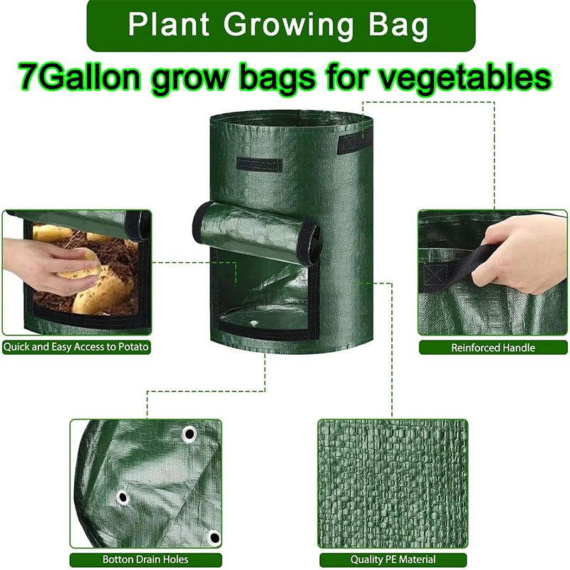 PE Potato Plant Bag Round Dark - огляд і ціна Outdoor Planting Bag