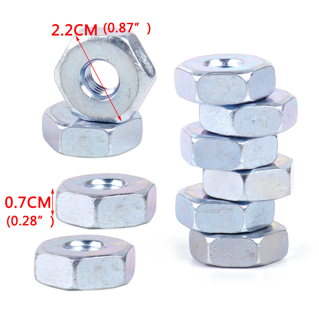 10Pcs M8 Guide Bar Nut fit for - огляд і ціна Gardening Tools Guide