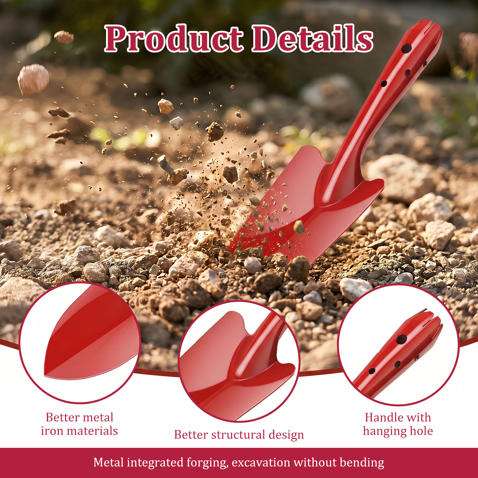 Garden Trowel Rust Resistant M - огляд і ціна Gardening Tools Trowel