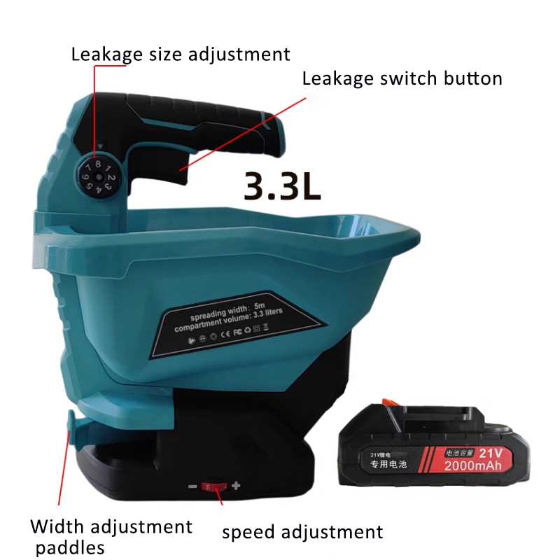 3.3L Automatic Fertilizer Spre - огляд і ціна Grass Seed Spreader