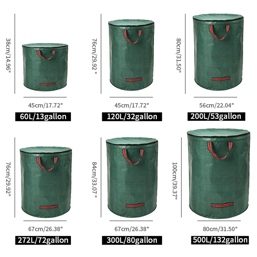 60-500L PP Garden Yard Waste B - огляд і ціна Outdoor Planting Bag